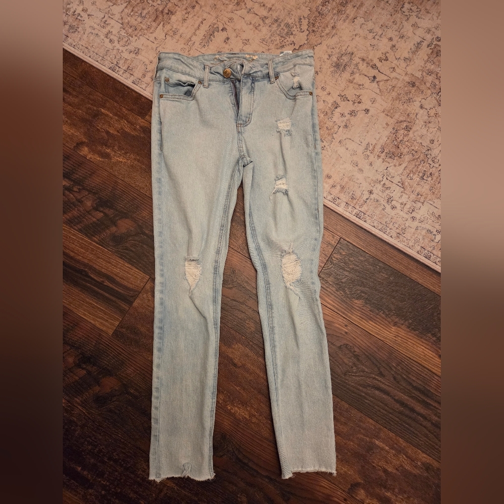 Seven7 Weekend Slim Fit Distressed Women Jeans